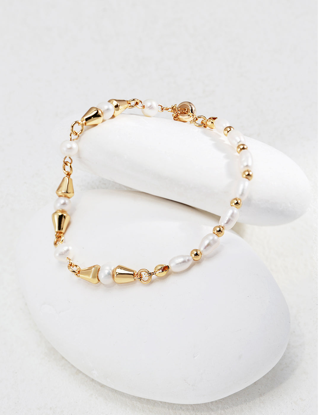 Samantha Silver Pearl Bracelet