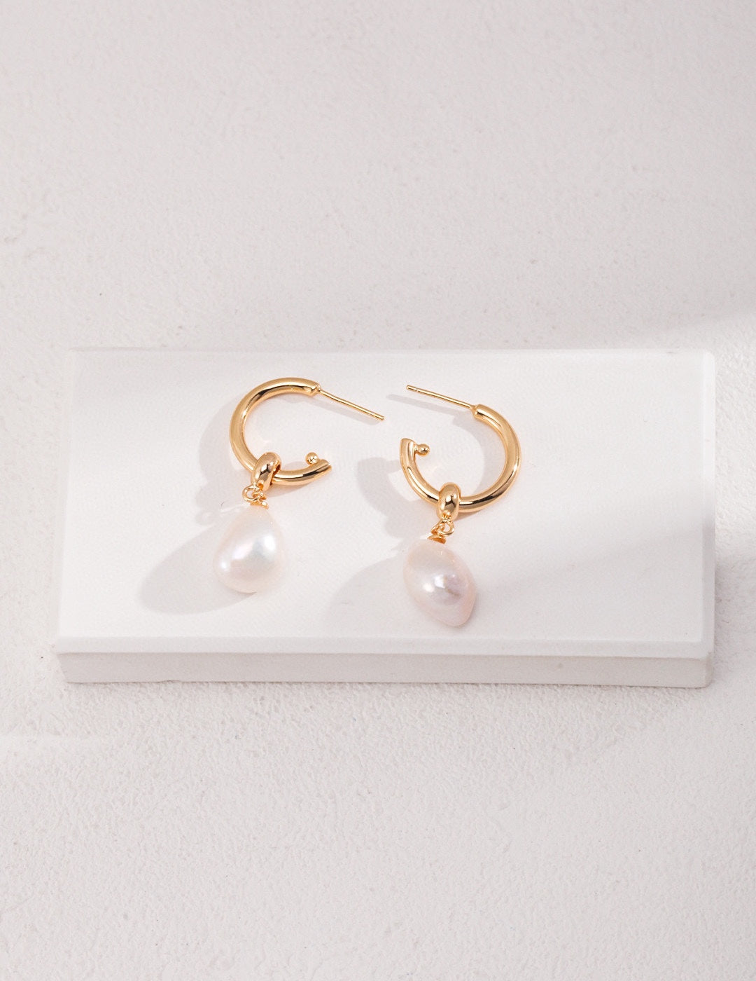 Two-Way Baroque Pearl Earrings